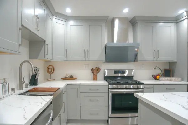 Great Malibu Grey Shaker Cabinets