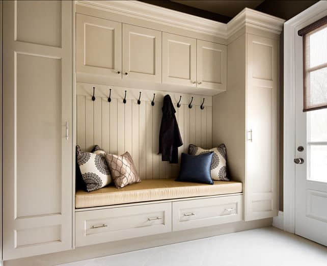 Mudroom with Varied Depth